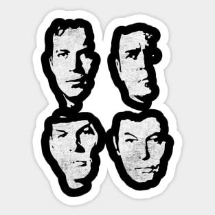Star captain starfleet Sticker